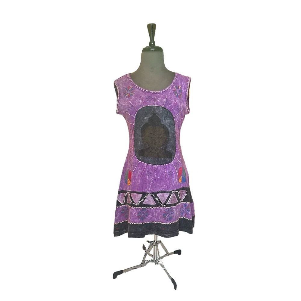 Rising International Purple Buddha Dress